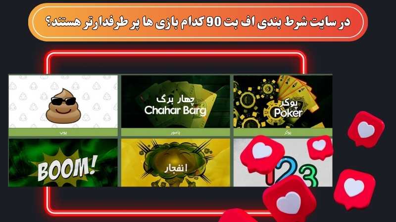 فرم های پیش بینی فوتبال سایت شرط بندی اف بت 90
